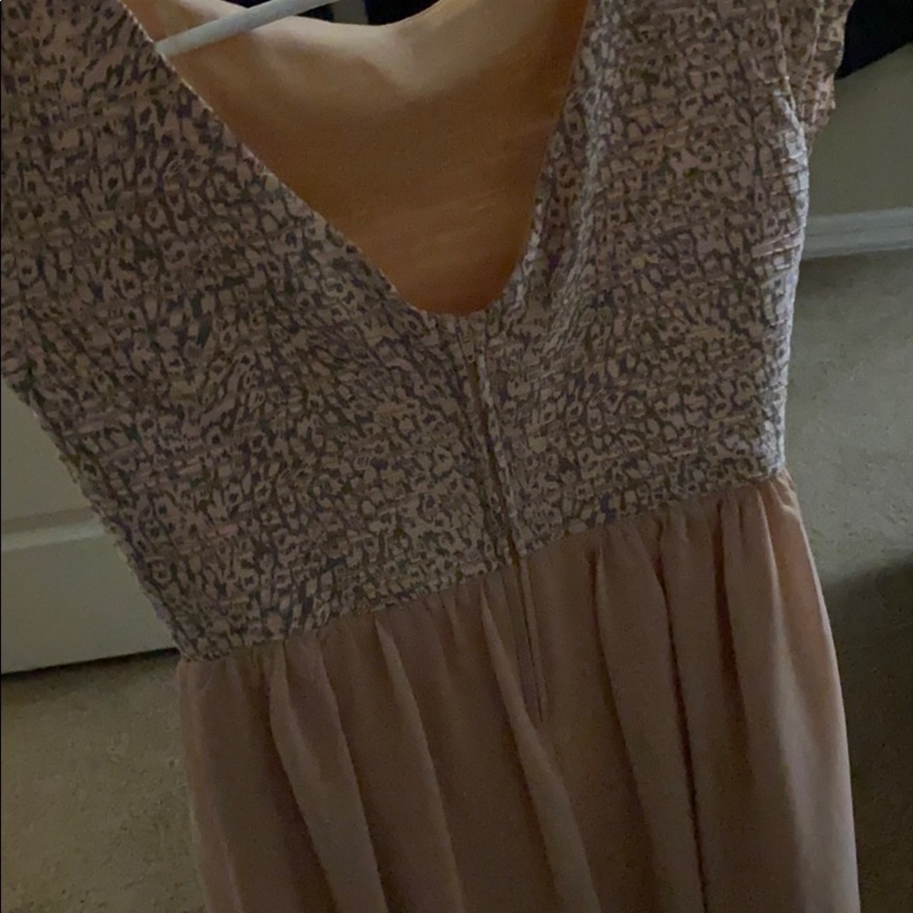 Pink flowy dress